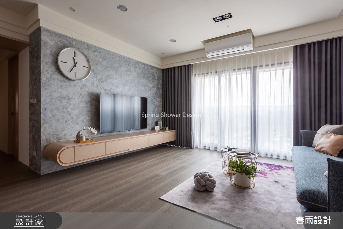 35坪新成屋(5年以下)＿北歐風客廳案例圖片＿春雨設計＿春雨_102 耕曦之5