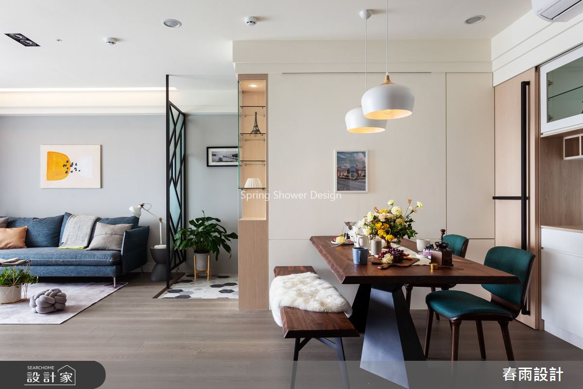 35坪新成屋(5年以下)＿北歐風客廳餐廳案例圖片＿春雨設計＿春雨_102 耕曦之7