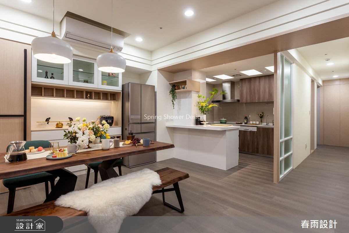 35坪新成屋(5年以下)＿北歐風餐廳廚房案例圖片＿春雨設計＿春雨_102 耕曦之9