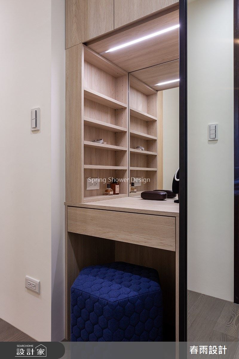 35坪新成屋(5年以下)＿北歐風更衣間案例圖片＿春雨設計＿春雨_102 耕曦之22