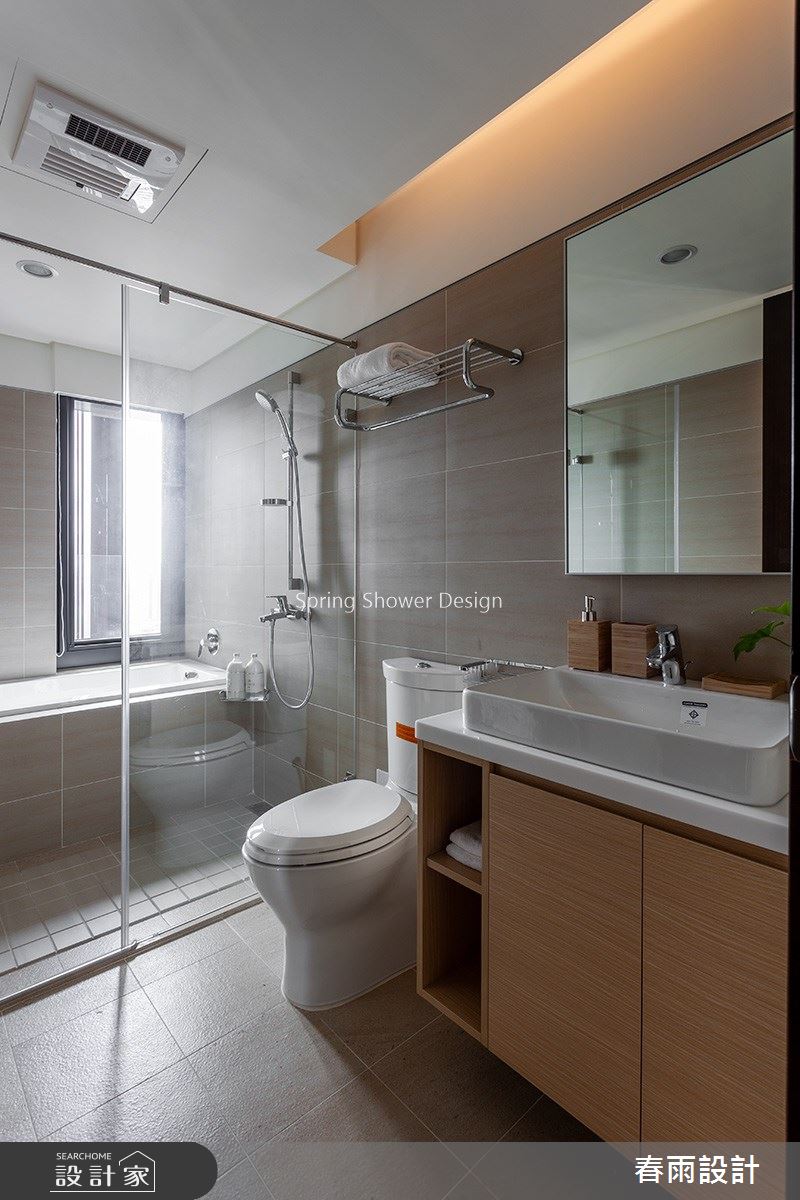 35坪新成屋(5年以下)＿北歐風浴室案例圖片＿春雨設計＿春雨_102 耕曦之23