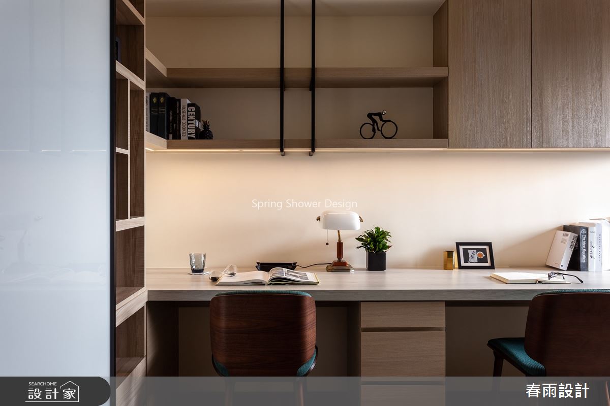 35坪新成屋(5年以下)＿北歐風書房案例圖片＿春雨設計＿春雨_102 耕曦之14