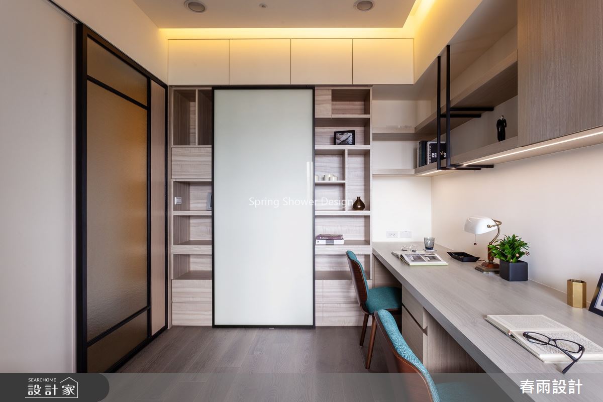 35坪新成屋(5年以下)＿北歐風書房案例圖片＿春雨設計＿春雨_102 耕曦之15
