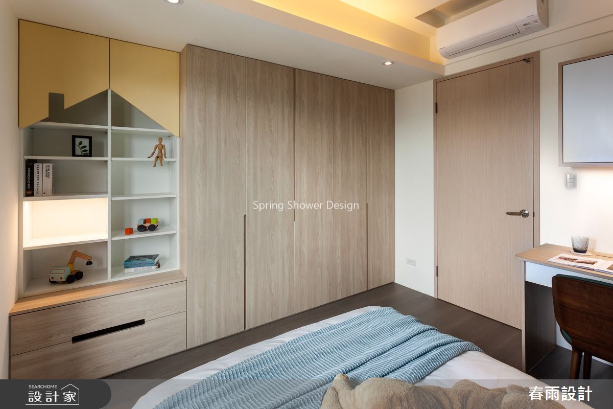 35坪新成屋(5年以下)＿北歐風臥室案例圖片＿春雨設計＿春雨_102 耕曦之21