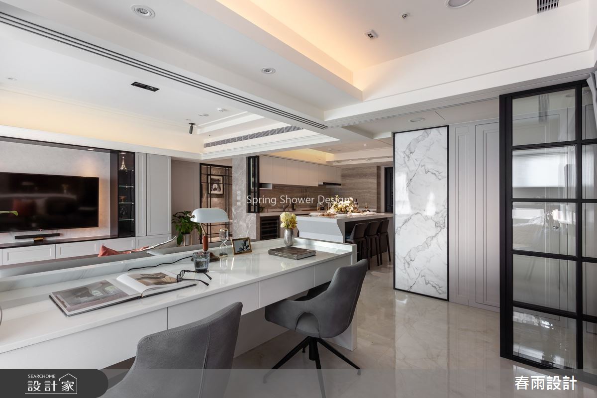 36坪預售屋＿美式風書房案例圖片＿春雨設計＿春雨_103 全坤威峰之9