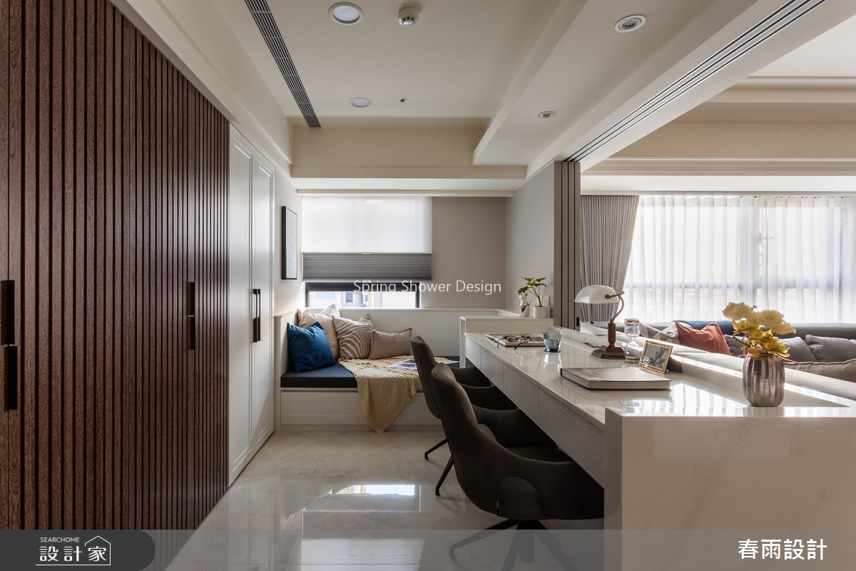 36坪預售屋＿美式風書房案例圖片＿春雨設計＿春雨_103 全坤威峰之10