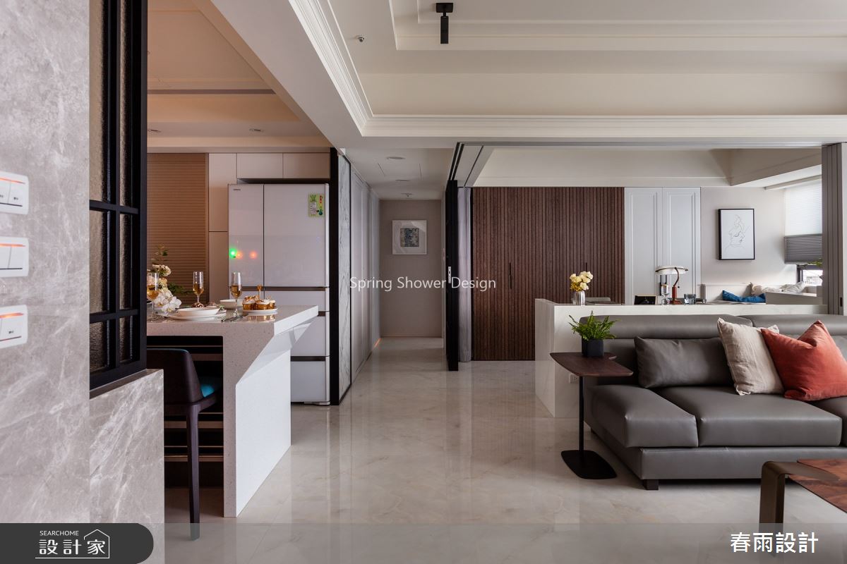 36坪預售屋＿美式風客廳案例圖片＿春雨設計＿春雨_103 全坤威峰之11