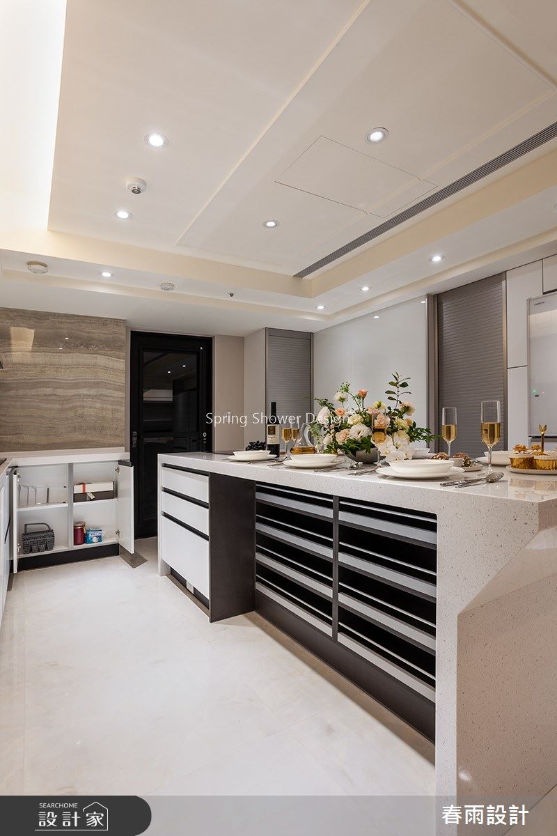 36坪預售屋＿美式風吧檯中島案例圖片＿春雨設計＿春雨_103 全坤威峰之16