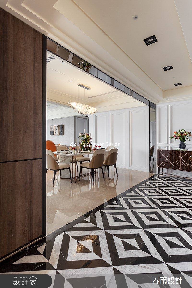 46坪預售屋＿新古典玄關餐廳案例圖片＿春雨設計＿春雨_104 映象太和之2