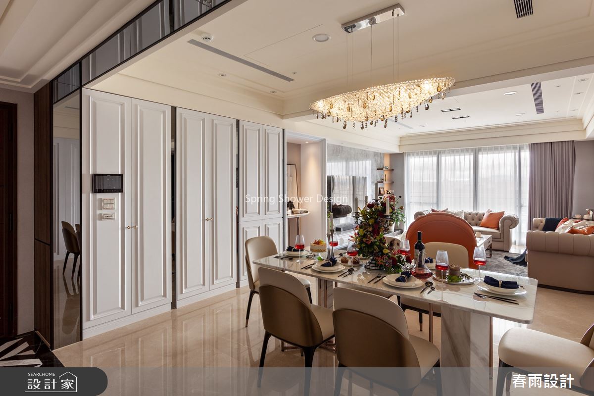 46坪預售屋＿新古典餐廳案例圖片＿春雨設計＿春雨_104 映象太和之4