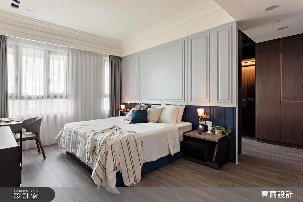 46坪預售屋＿新古典臥室案例圖片＿春雨設計＿春雨_104 映象太和之22