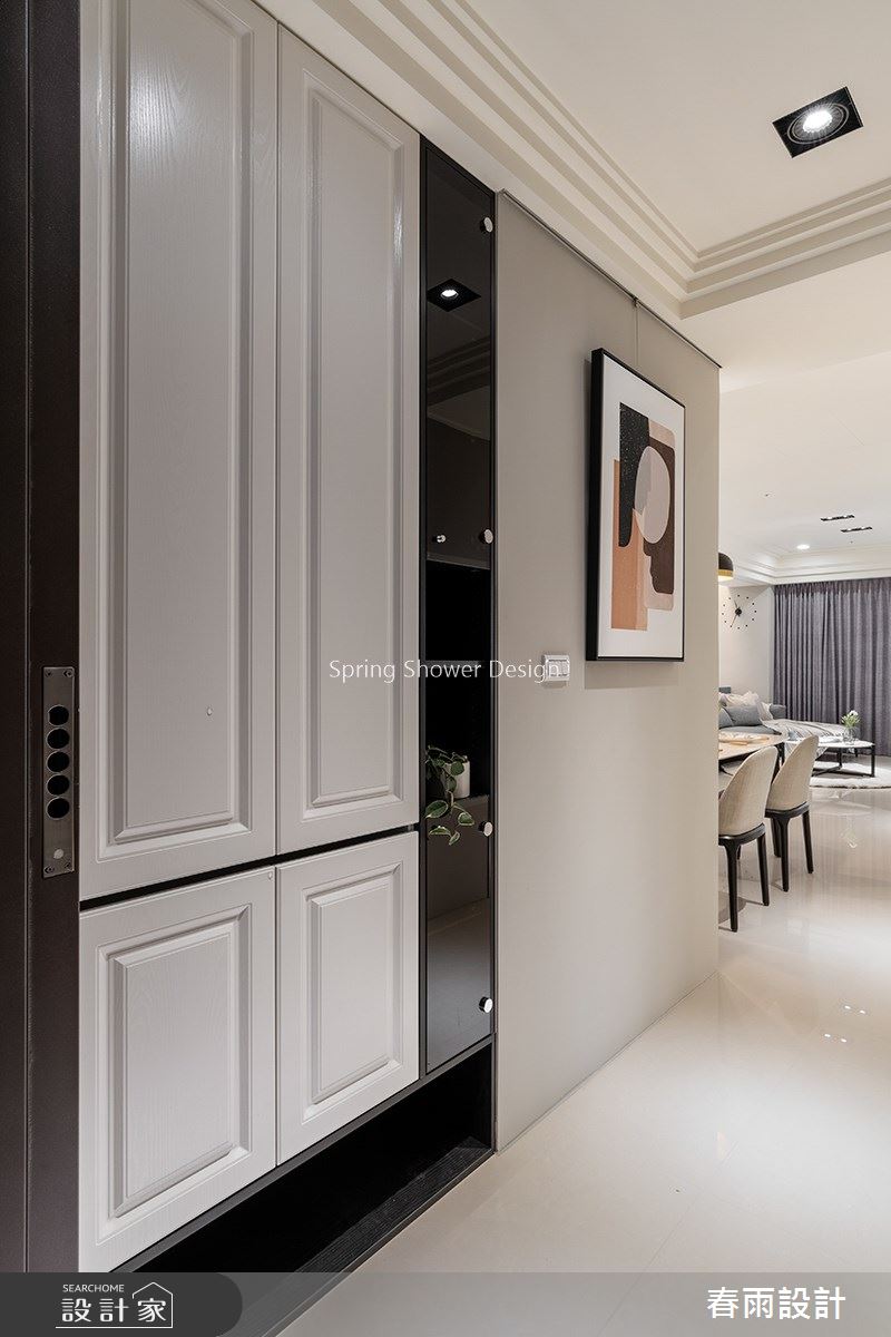 36坪新成屋(5年以下)＿現代風玄關案例圖片＿春雨設計＿春雨_105 中壢龍騰之1