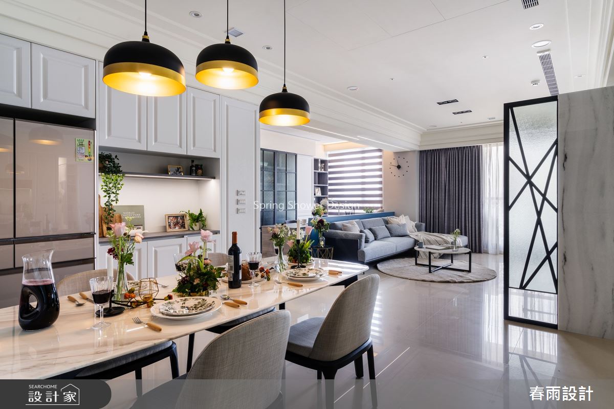 36坪新成屋(5年以下)＿現代風餐廳案例圖片＿春雨設計＿春雨_105 中壢龍騰之4