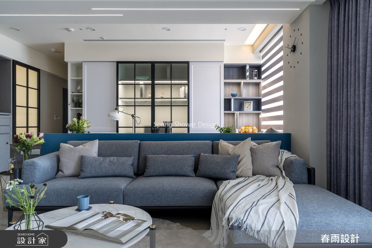 36坪新成屋(5年以下)＿現代風客廳案例圖片＿春雨設計＿春雨_105 中壢龍騰之8