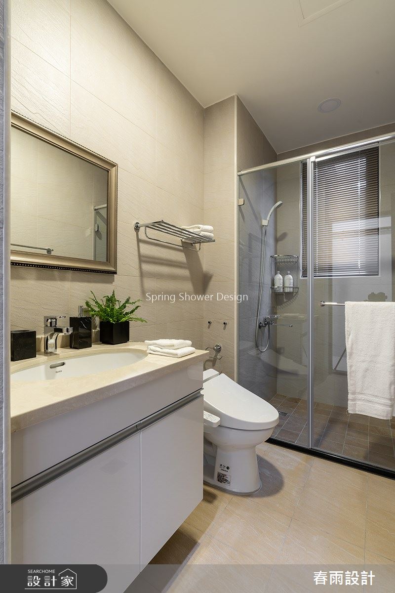 36坪新成屋(5年以下)＿現代風浴室案例圖片＿春雨設計＿春雨_105 中壢龍騰之28