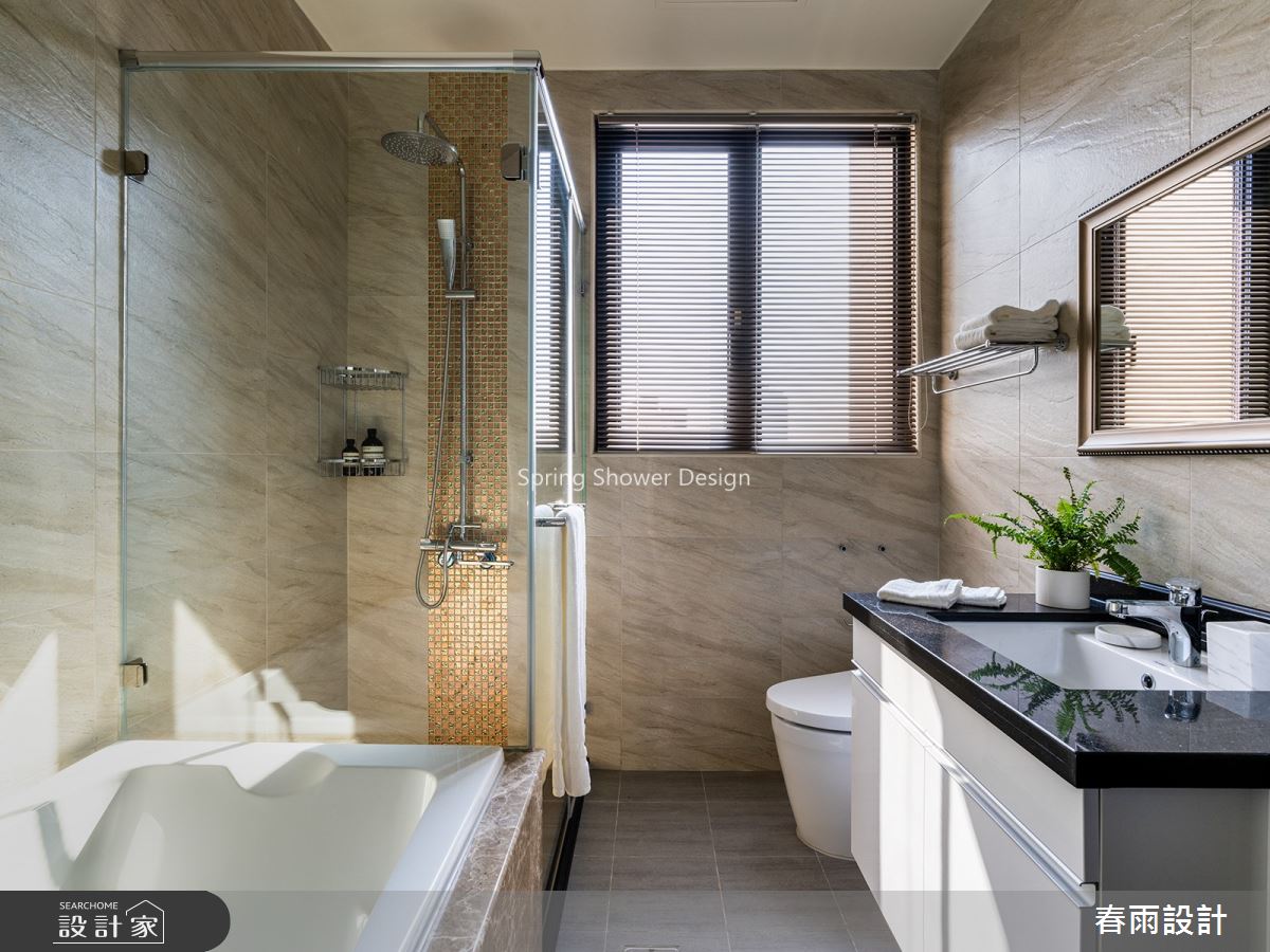 36坪新成屋(5年以下)＿現代風浴室案例圖片＿春雨設計＿春雨_105 中壢龍騰之29