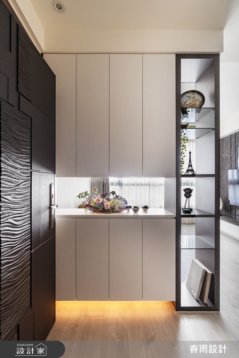 22坪預售屋＿飯店風玄關案例圖片＿春雨設計＿春雨_106 林口W one之1