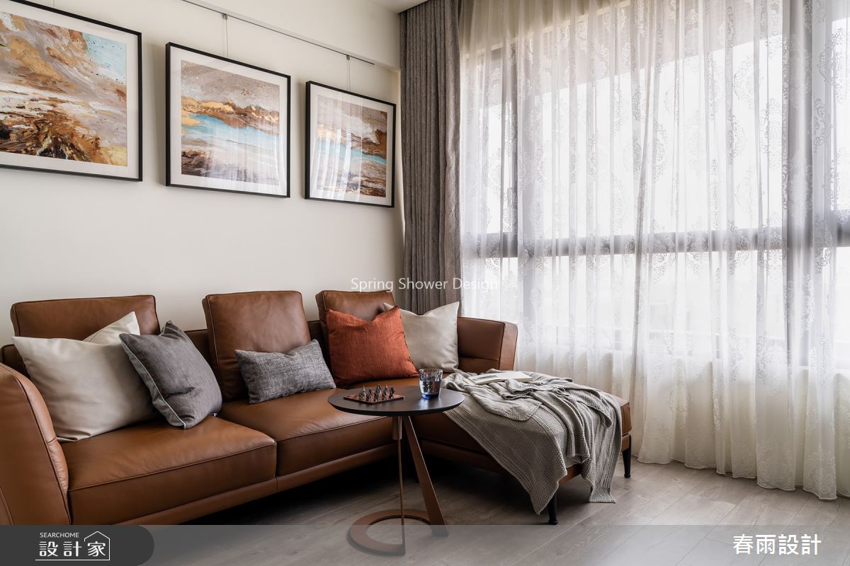 22坪預售屋＿飯店風客廳案例圖片＿春雨設計＿春雨_106 林口W one之8