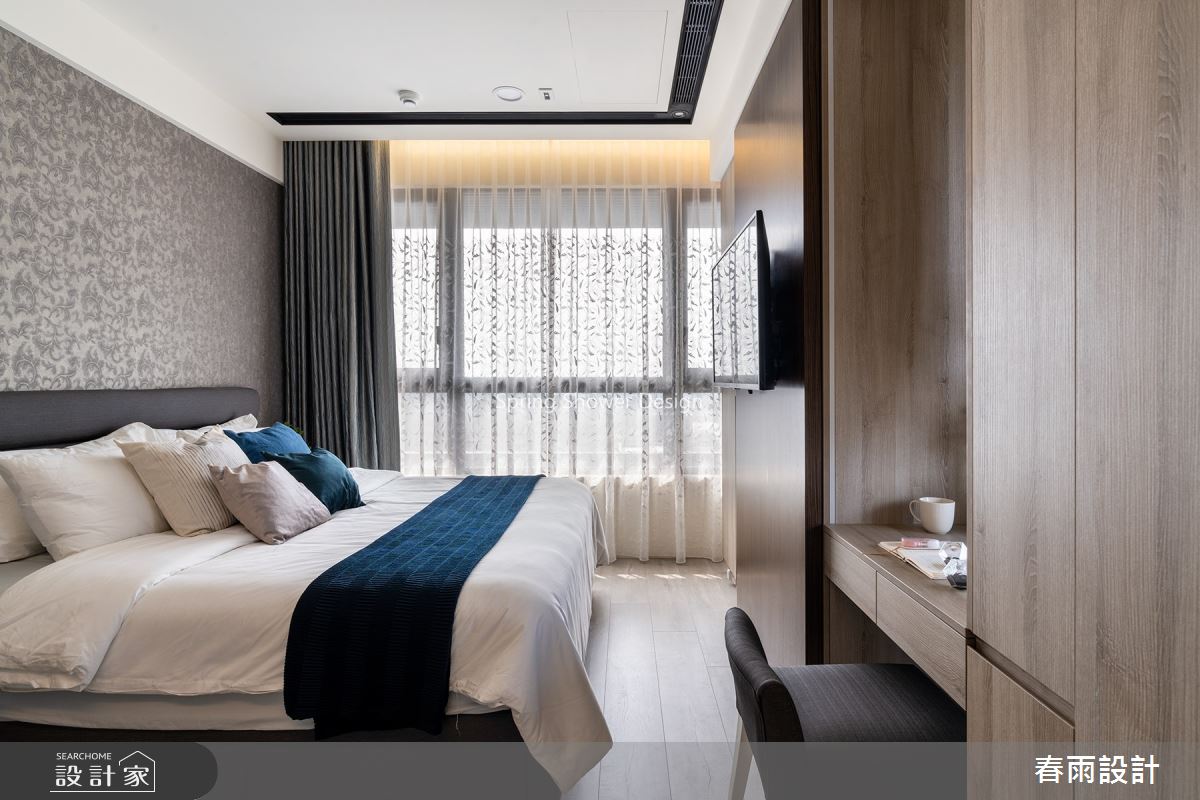 22坪預售屋＿飯店風臥室案例圖片＿春雨設計＿春雨_106 林口W one之22