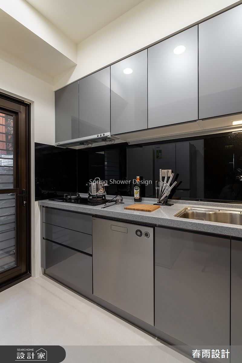 22坪預售屋＿飯店風廚房案例圖片＿春雨設計＿春雨_106 林口W one之15