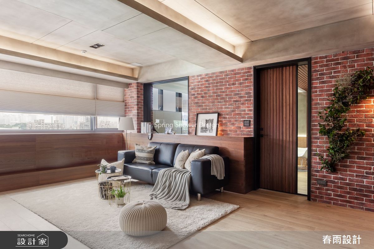 32坪老屋(16~30年)＿工業風客廳案例圖片＿春雨設計＿春雨_107 羅斯福路之1
