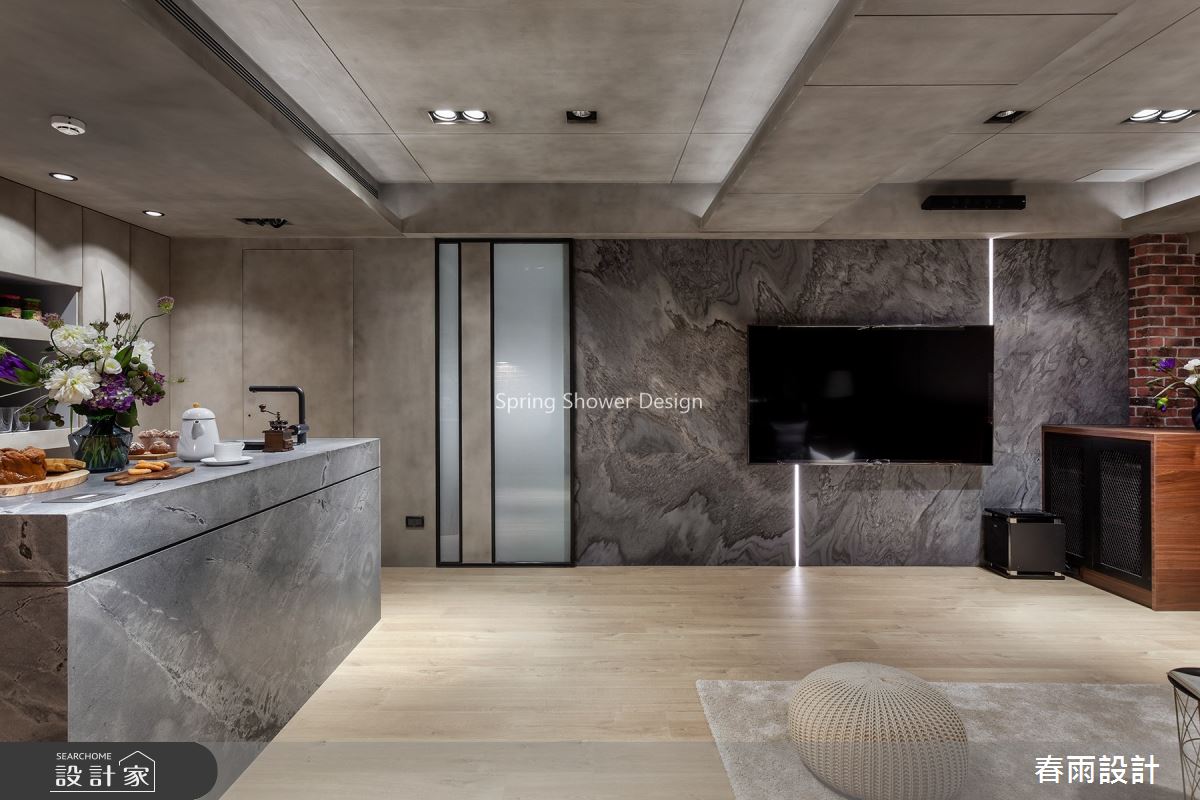 32坪老屋(16~30年)＿工業風中島案例圖片＿春雨設計＿春雨_107 羅斯福路之5