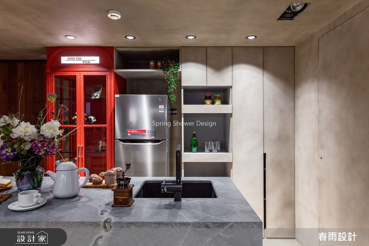 32坪老屋(16~30年)＿工業風中島案例圖片＿春雨設計＿春雨_107 羅斯福路之8
