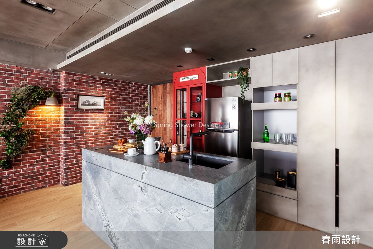 32坪老屋(16~30年)＿工業風中島案例圖片＿春雨設計＿春雨_107 羅斯福路之11