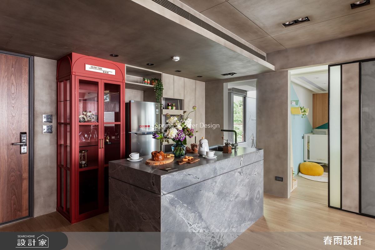 32坪老屋(16~30年)＿工業風中島案例圖片＿春雨設計＿春雨_107 羅斯福路之12