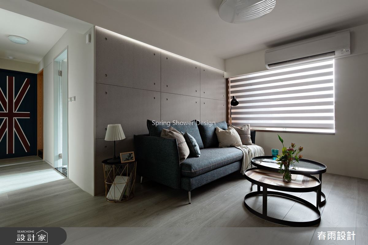 24坪老屋(16~30年)＿工業風客廳案例圖片＿春雨設計＿春雨_108 成功國宅之12