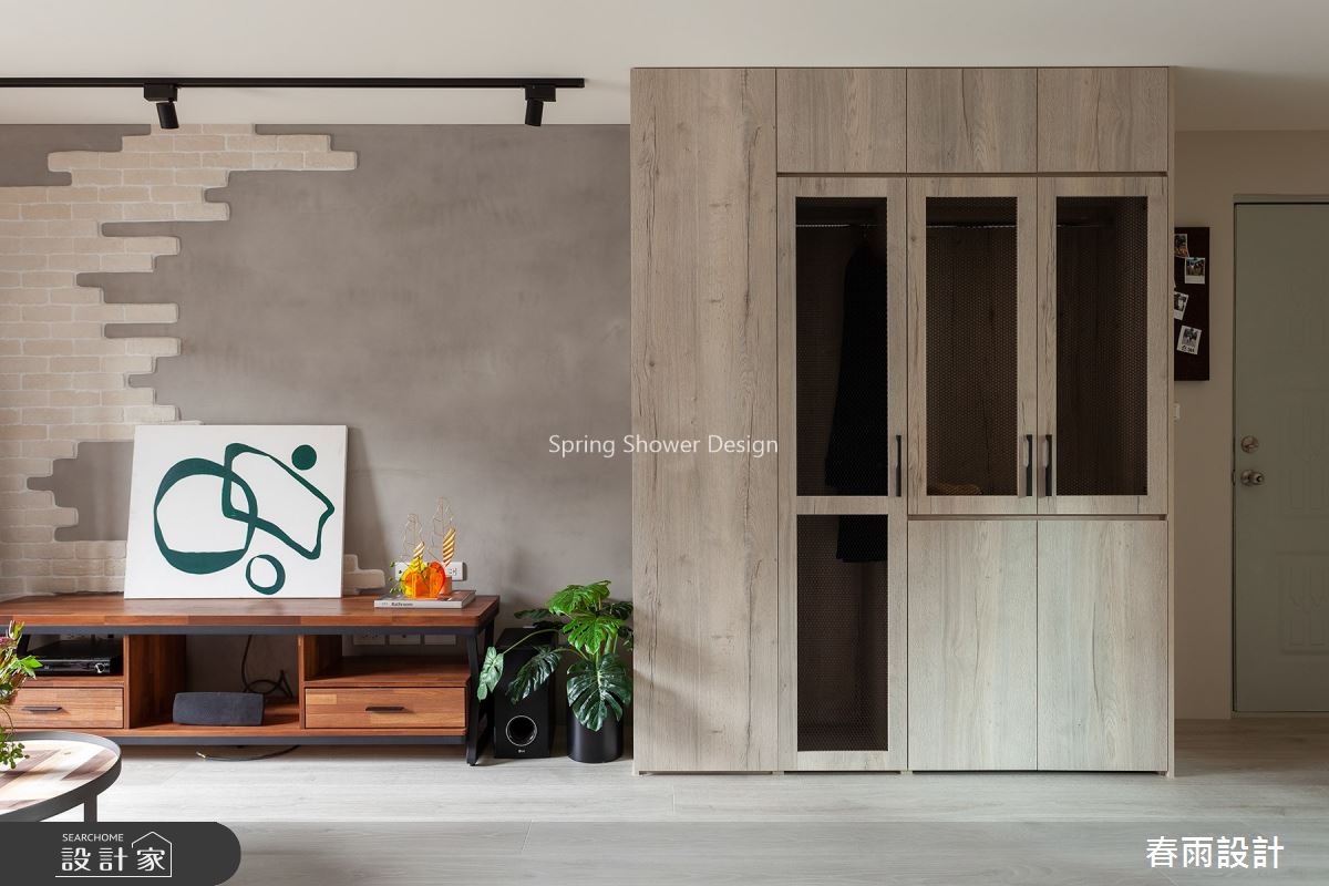 24坪老屋(16~30年)＿工業風客廳案例圖片＿春雨設計＿春雨_108 成功國宅之8