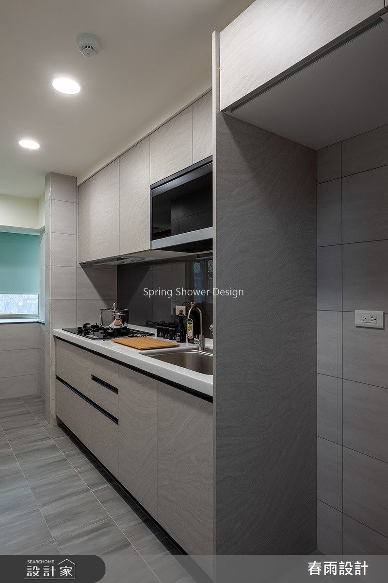 24坪老屋(16~30年)＿工業風廚房案例圖片＿春雨設計＿春雨_108 成功國宅之15