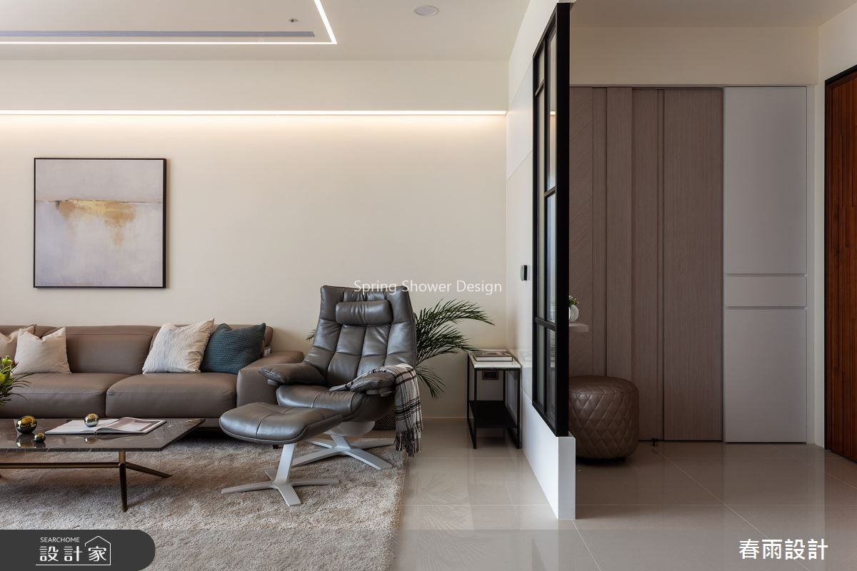 47坪預售屋＿現代風玄關客廳案例圖片＿春雨設計＿春雨_109 坤山禾和之2