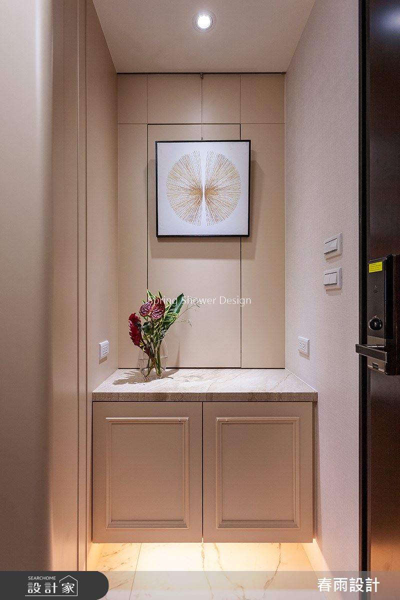 38坪新成屋(5年以下)＿美式風玄關案例圖片＿春雨設計＿春雨_110 力信擎天之1