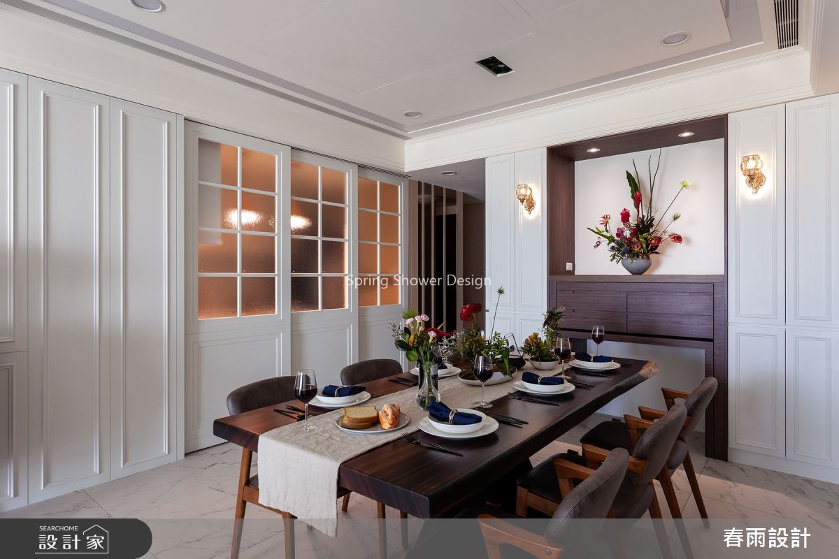 38坪新成屋(5年以下)＿美式風餐廳佛堂案例圖片＿春雨設計＿春雨_110 力信擎天之103