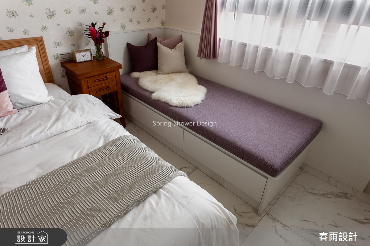 38坪新成屋(5年以下)＿美式風臥室臥榻案例圖片＿春雨設計＿春雨_110 力信擎天之18
