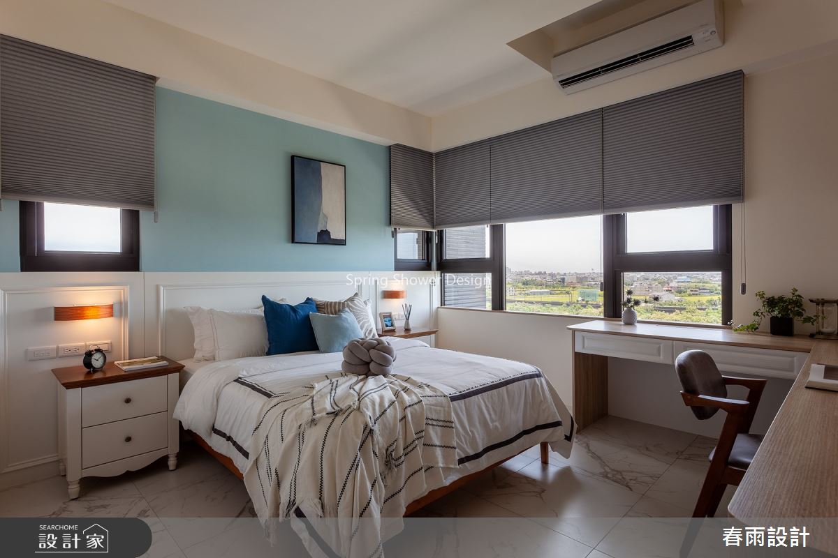 38坪新成屋(5年以下)＿美式風臥室案例圖片＿春雨設計＿春雨_110 力信擎天之21