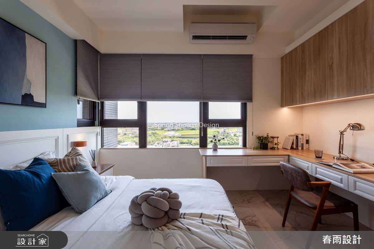 38坪新成屋(5年以下)＿美式風臥室案例圖片＿春雨設計＿春雨_110 力信擎天之22