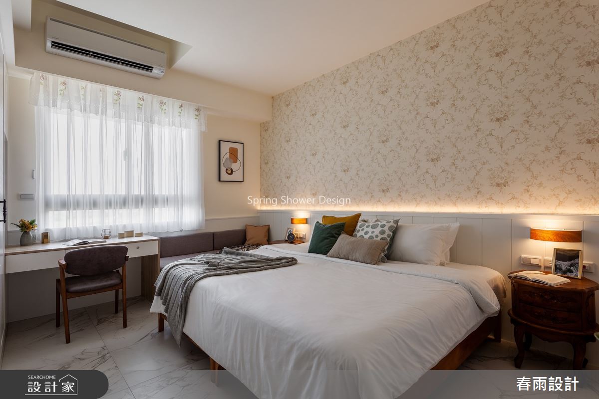 38坪新成屋(5年以下)＿美式風臥室案例圖片＿春雨設計＿春雨_110 力信擎天之25