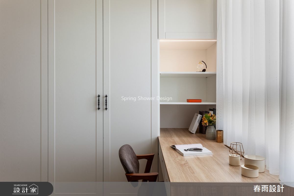 38坪新成屋(5年以下)＿美式風臥室案例圖片＿春雨設計＿春雨_110 力信擎天之27