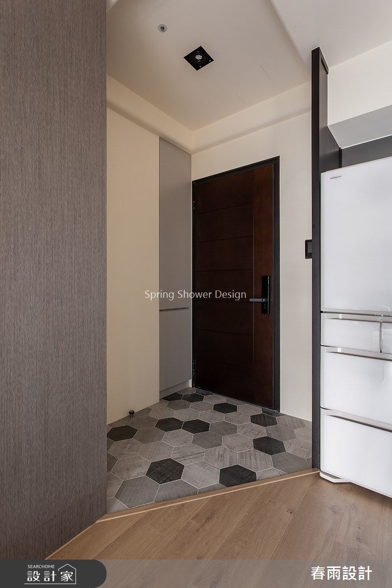 14坪新成屋(5年以下)＿飯店風玄關案例圖片＿春雨設計＿春雨_111 仁愛柏麗之1