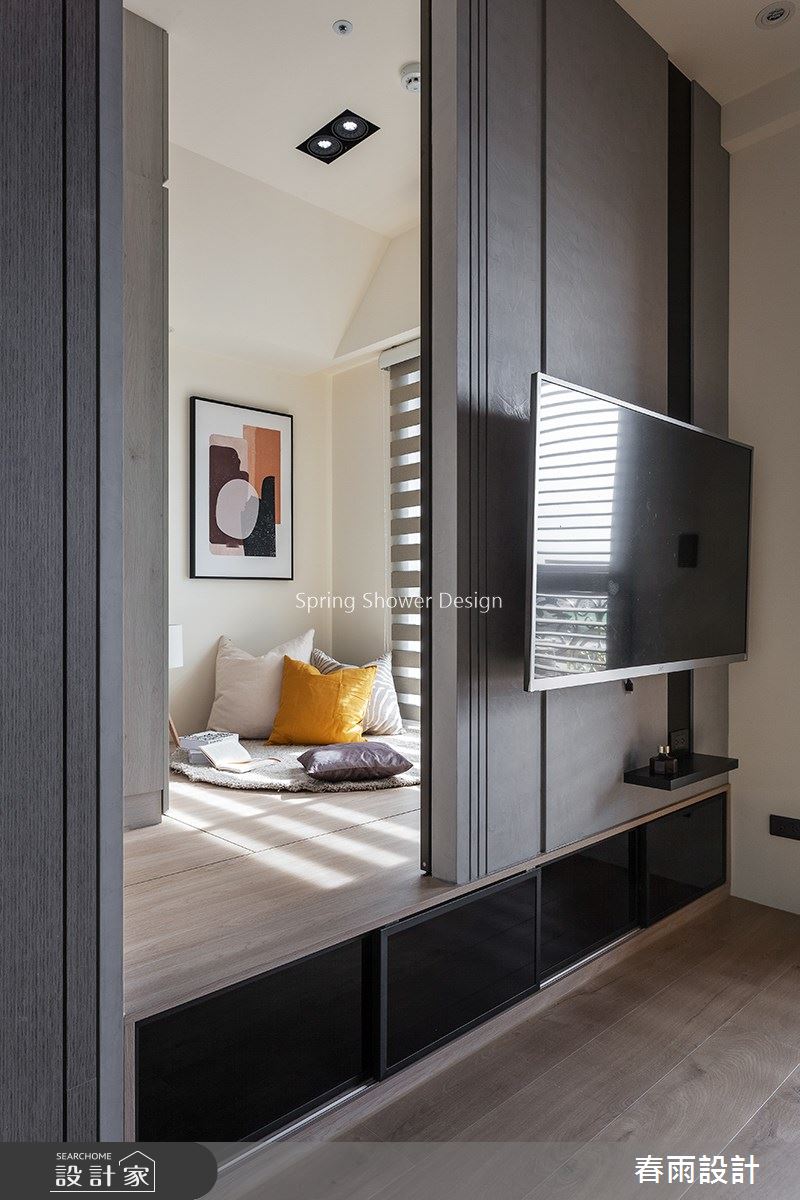 14坪新成屋(5年以下)＿飯店風多功能室案例圖片＿春雨設計＿春雨_111 仁愛柏麗之17