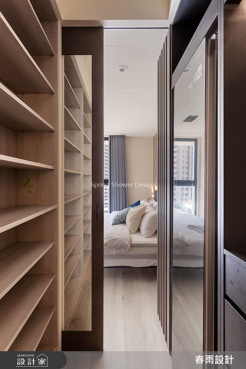 14坪新成屋(5年以下)＿飯店風更衣間案例圖片＿春雨設計＿春雨_111 仁愛柏麗之27