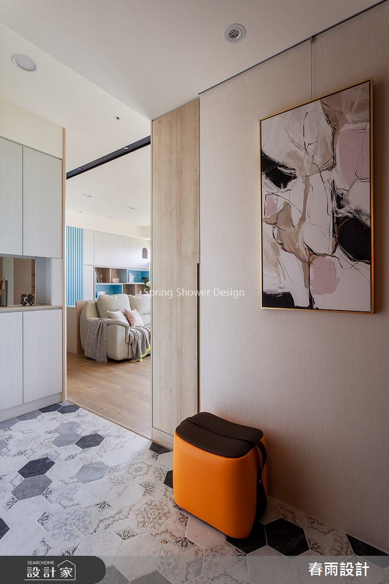 22坪預售屋＿北歐風玄關案例圖片＿春雨設計＿春雨_112 桃園名鑄之1