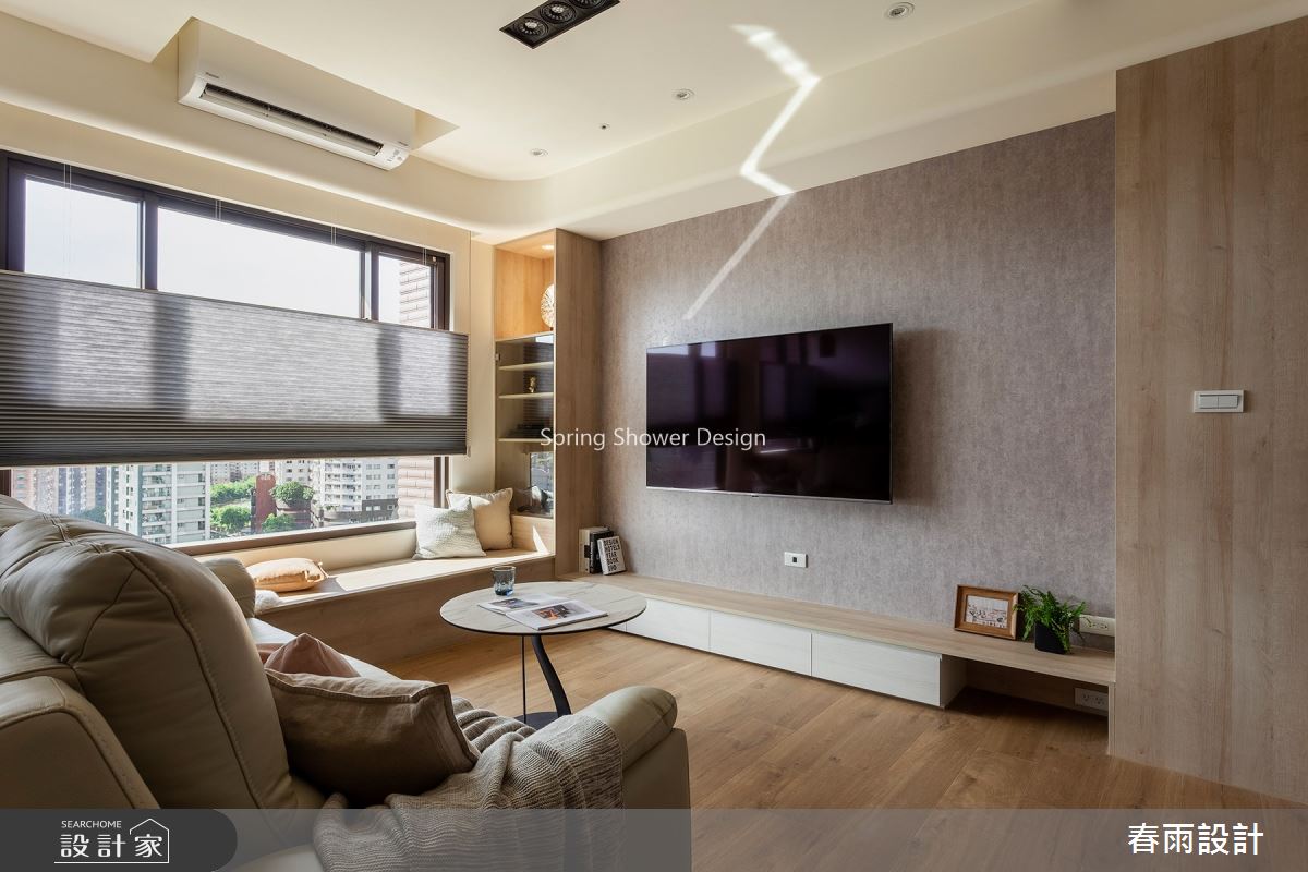 22坪預售屋＿北歐風客廳臥榻案例圖片＿春雨設計＿春雨_112 桃園名鑄之9