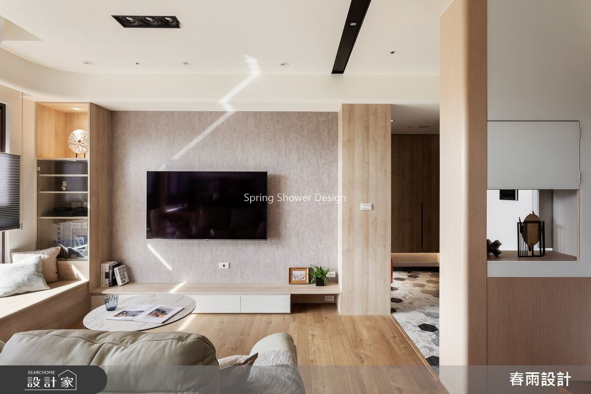 22坪預售屋＿北歐風客廳案例圖片＿春雨設計＿春雨_112 桃園名鑄之8