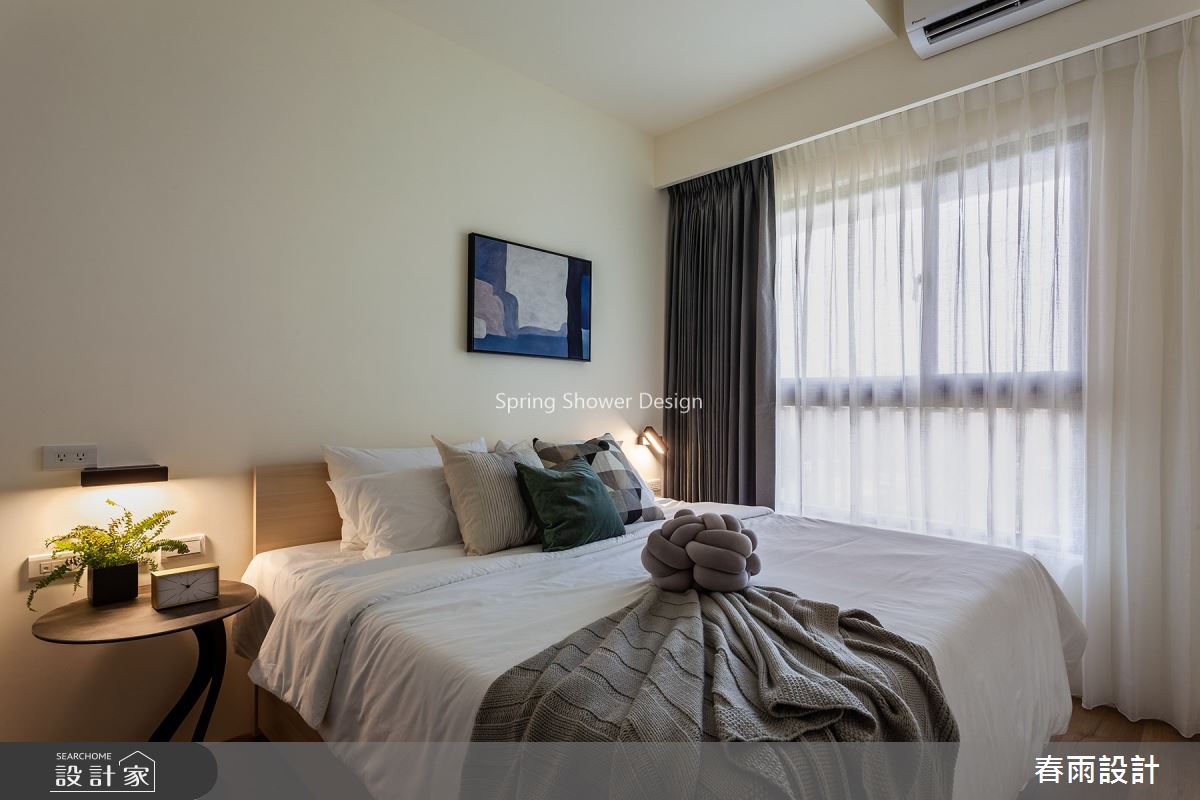 22坪預售屋＿北歐風臥室案例圖片＿春雨設計＿春雨_112 桃園名鑄之19