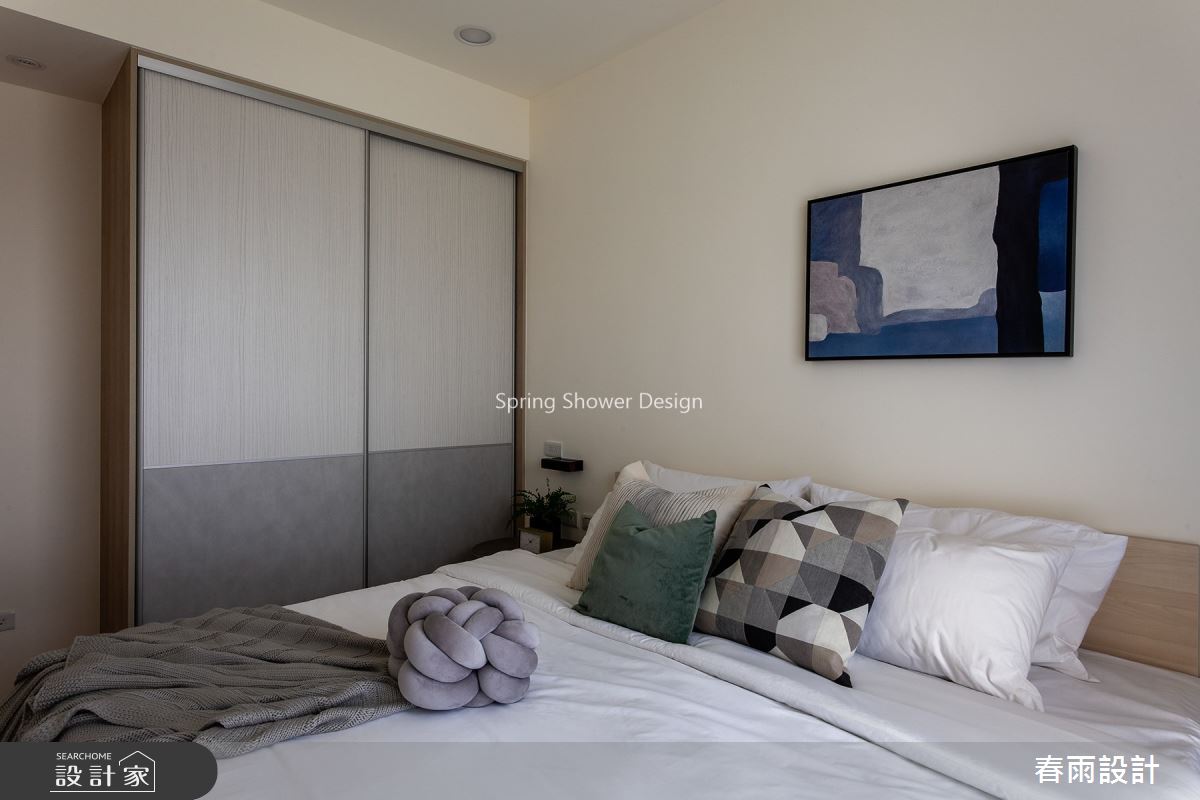22坪預售屋＿北歐風臥室案例圖片＿春雨設計＿春雨_112 桃園名鑄之20