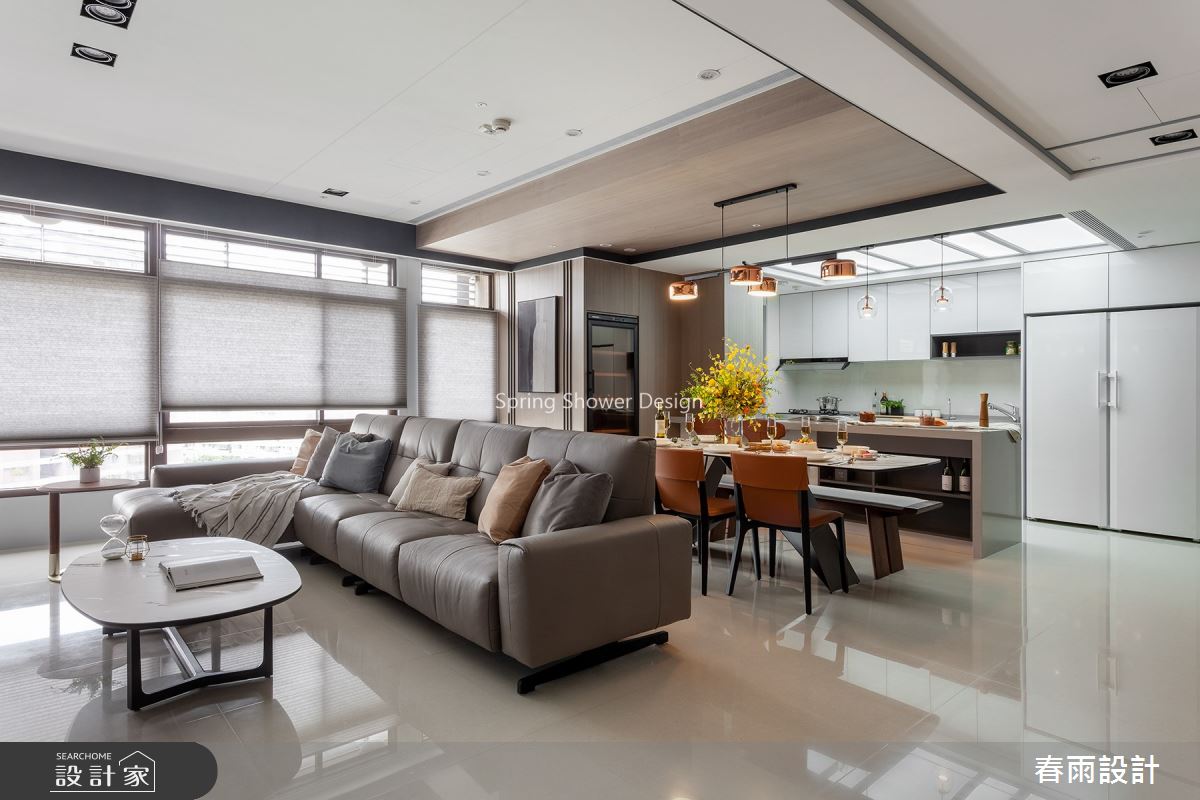 51坪新成屋(5年以下)＿現代風客廳餐廳案例圖片＿春雨設計＿春雨_113 台中國美晴空之3