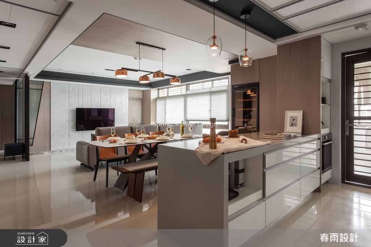 51坪新成屋(5年以下)＿現代風中島案例圖片＿春雨設計＿春雨_113 台中國美晴空之10